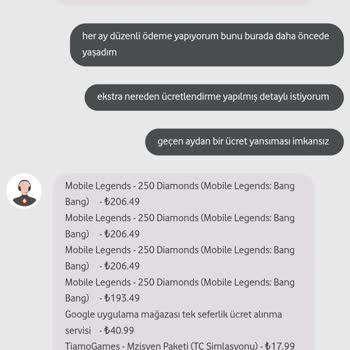 Faturada Anlaşılamayan Yüksek Tutarlar Ve Eksik Müşteri Hizmeti