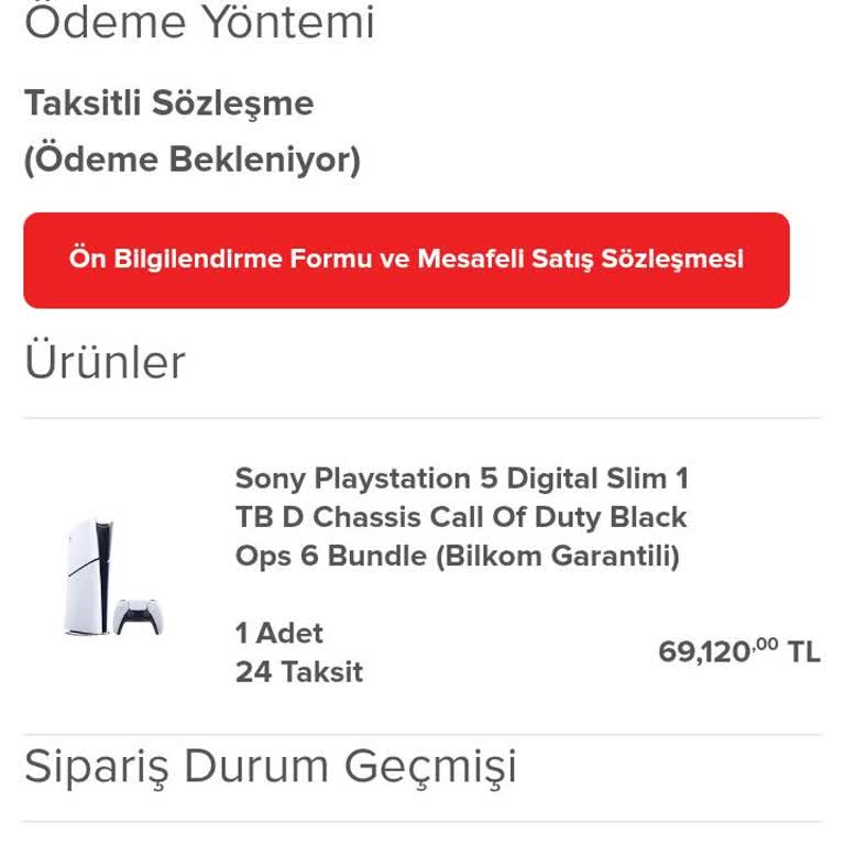 Satın Aldığım PlayStation 5 İçin Fatura Tarafıma Teslim Edilmedi