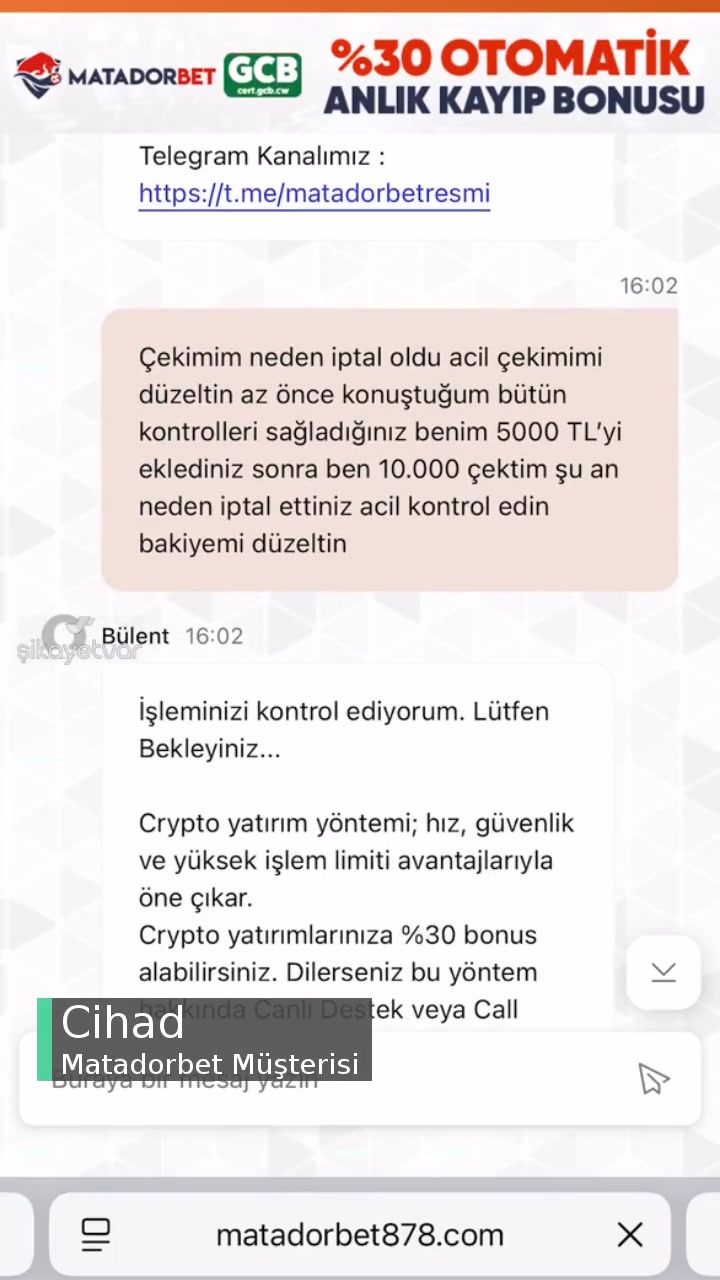 Matadorbet Paramı Yatırmıyor! videonun kapak resmi