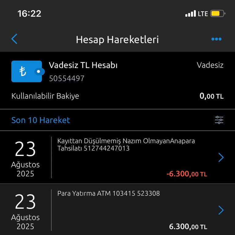 Bilgilendirme Yapılmadan Hesaptan Haksız Para Kesintisi
