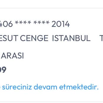 Kredi Kartımdan İzinsiz Yüksek Tutarda İşlem Yapıldı