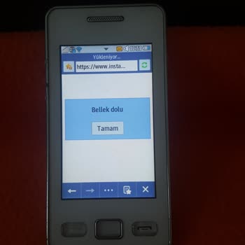 Samsung Star2 5263 Model Telefonda Bellek Ve Uygulama Sorunları Nedeniyle Kullanım Zorluğu