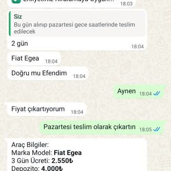 Araç Kiralama Sonrası İade Edilmeyen Ücret Ve İletişim Sorunu