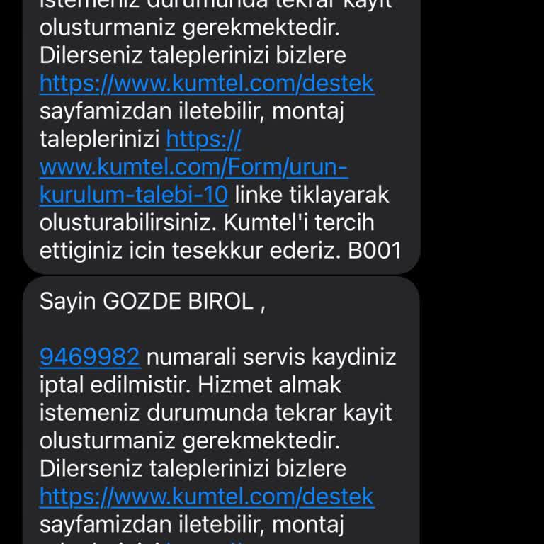 Kurulum Randevusu İptal Edildi, Müşteri Hizmetlerine Ulaşamıyorum