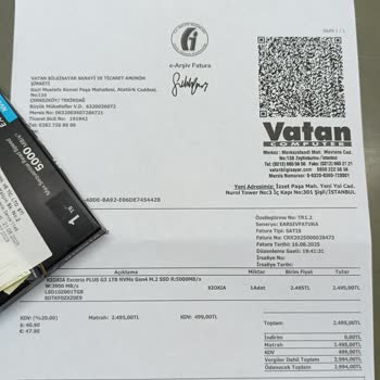 Vaat Edilen SSD Hızlarını Vermeyen Ürün İçin İade Talebim Reddedildi