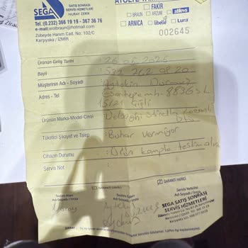 Servisten Kırık Dönen Ütüm İçin Tazminat Talep Ediyorum