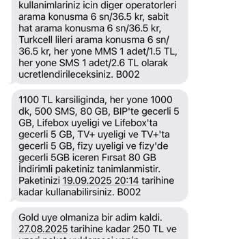 Turkcellden Aldığım Pakette Arama Yapamıyor Ve İnterneti Kullanamıyorum