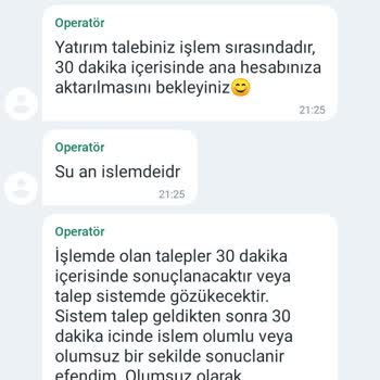 Yatırılan Paranın Betwinner Hesabına Aktarılmaması Ve Müşteri Hizmetlerinden Yetersiz Destek