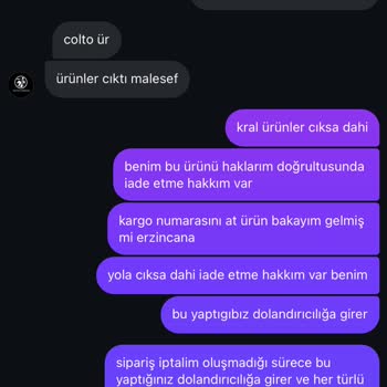 İade Talebim Reddedildi Siparişim İptal Edilmiyor