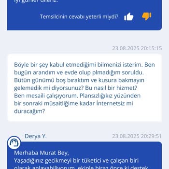 Kurulum Randevusuna Gelmeyen Ekipler Ve Plansız Hizmet Mağduriyeti