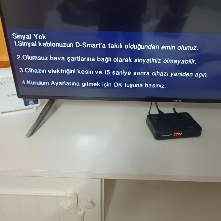 D Smart Cihazımda 40 Gündür Sinyal Yok Müşteri Hizmetlerine Ulaşamıyorum