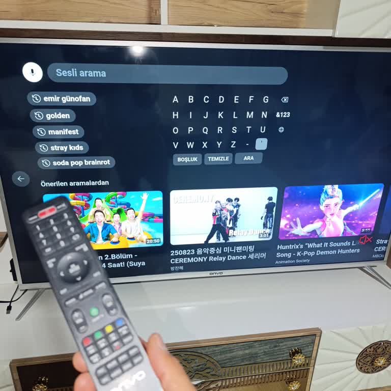 Sesli Komut Özelliği Olmayan Televizyon İçin Çözüm Bekliyorum