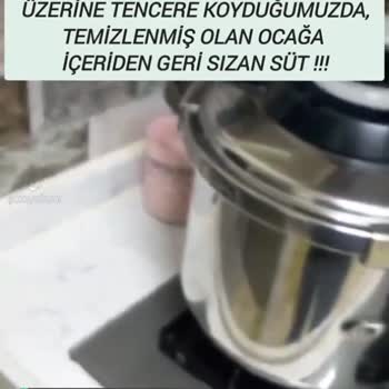 Arçelik Ankastre Cam Ocak Taşan Sıvıyı Geri Sızdırıyor