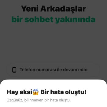 Azar Uygulamasına Sürekli Bağlantı Hatası Ve Destek Sorunu