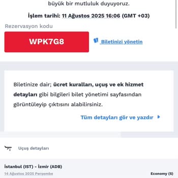Online Check-in Sorunu Nedeniyle Mağduriyet Ve İlgisizlik