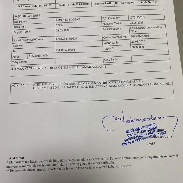 Sağlık Raporuna Rağmen Bilet Değişikliği Yapılmıyor