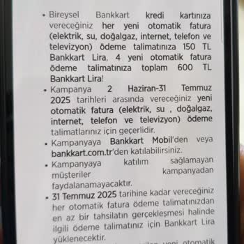 Ziraat Bankası Kampanya Ödülüm Haksız Gerekçeyle Yüklenmedi