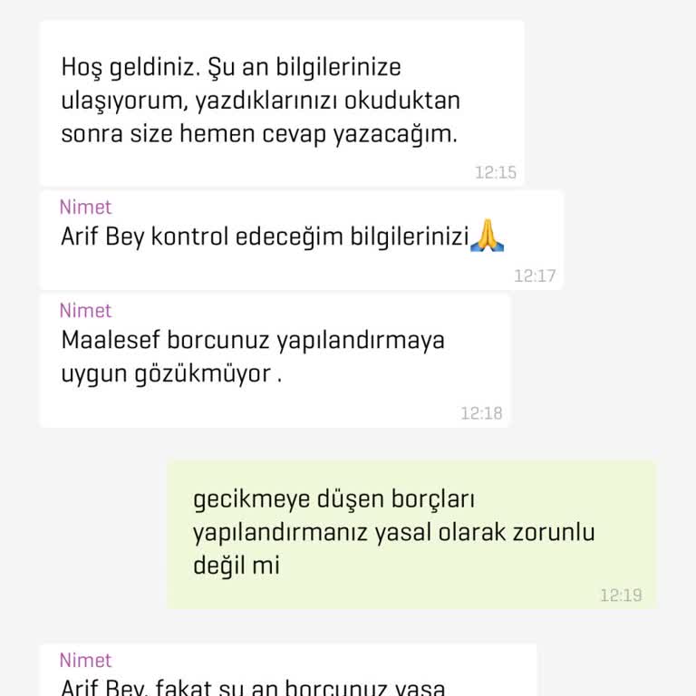 Enpara Kredi Kartı Borcumu Yapılandıramıyorum
