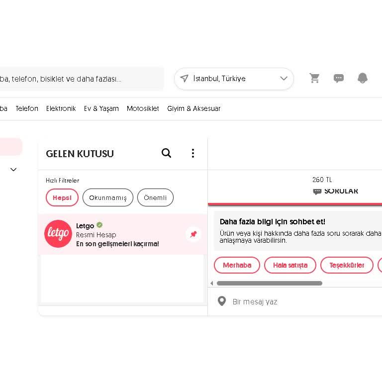 Letgo Masaüstü Sitesinde Mesajlaşma Sorunu Aylardır Çözülmüyor