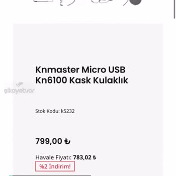 Knmaster Kn 6100 Interkom Şikayeti