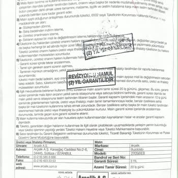 Garanti Kapsamındaki Buzdolabım Onarılmadı, Mağduriyetim Giderilmiyor