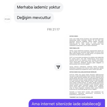 İade Hakkım Keyfi Şekilde Engellendi, Mağdur Edildim