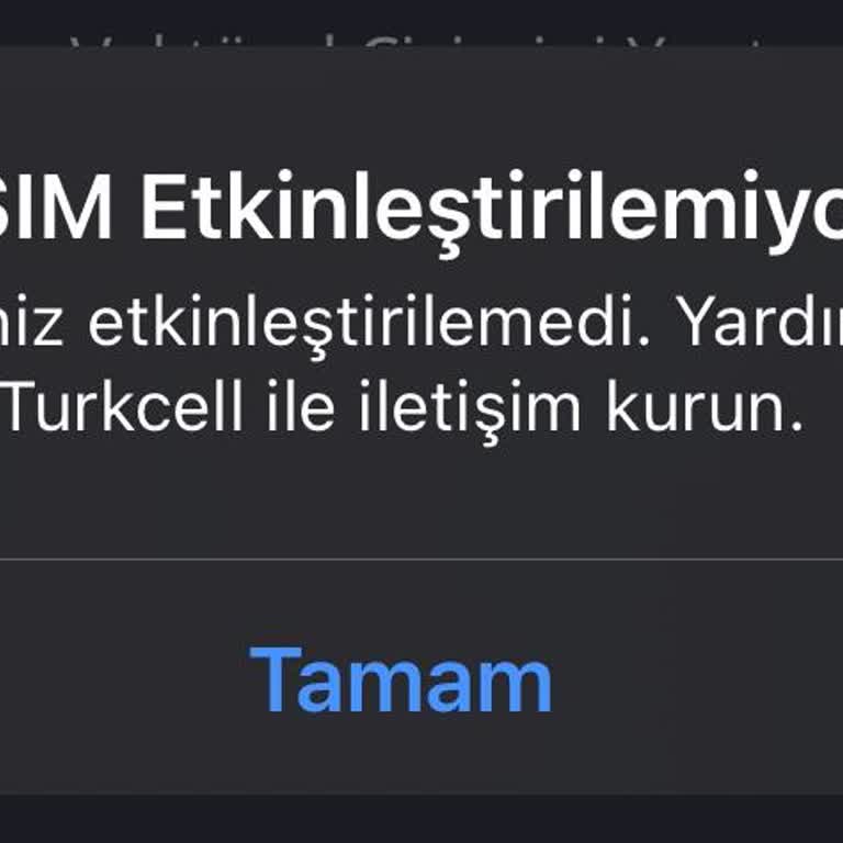 Turkcell E-sim Aktivasyonu 4 Gündür Yapılamıyor Mağduriyetim Sürüyor