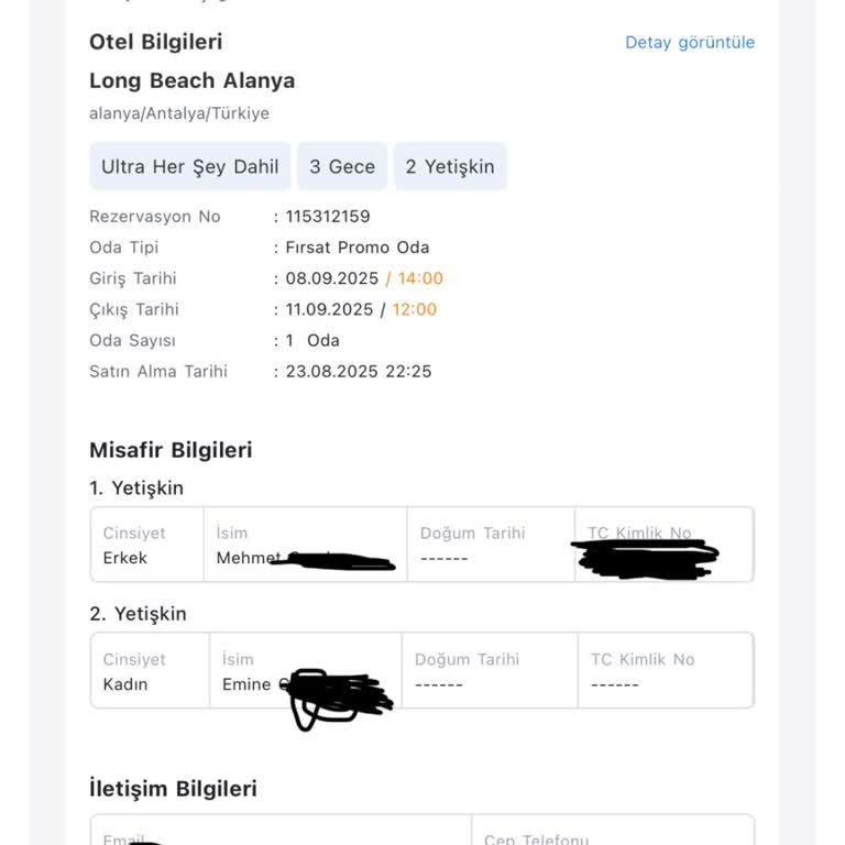 Kullanılmamış Rezervasyonun İptal Talebim Reddedildi, Ücret İadesi Yapılmıyor