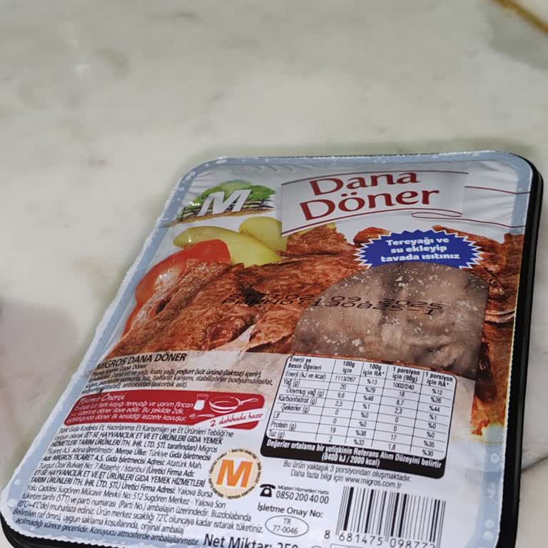 Migros Dana Döner Ürünü Şişmiş Ve Değişim Talebim Sonuçsuz Kaldı