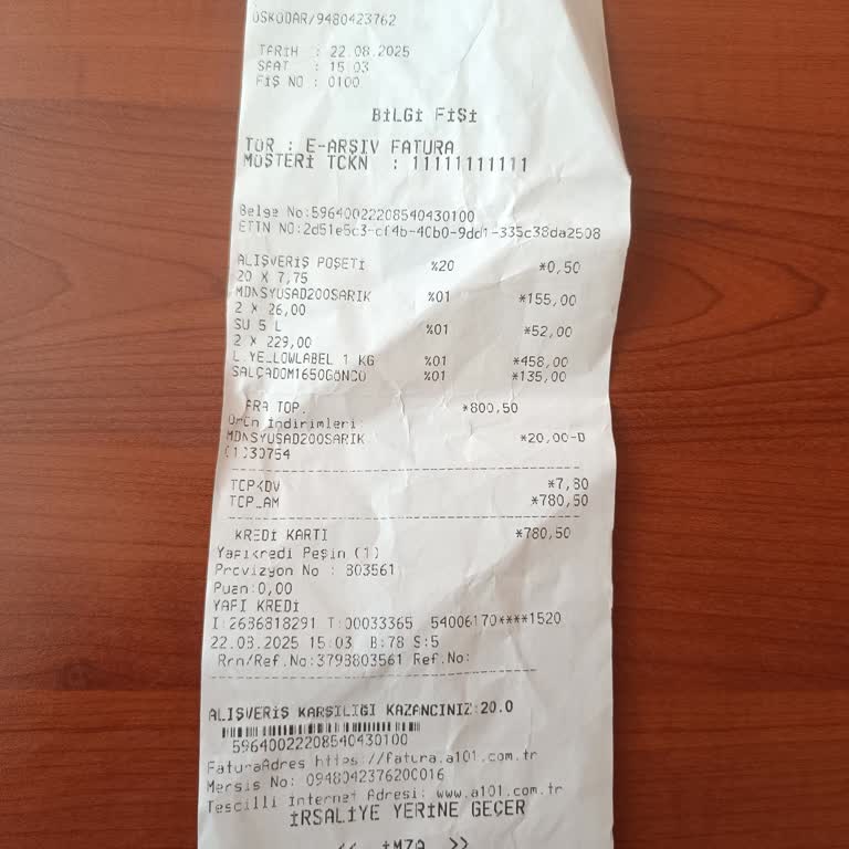 A101de Kredi Kartı İle İade Reddi Ve Çalışanların Olumsuz Tavrı Yaşadım