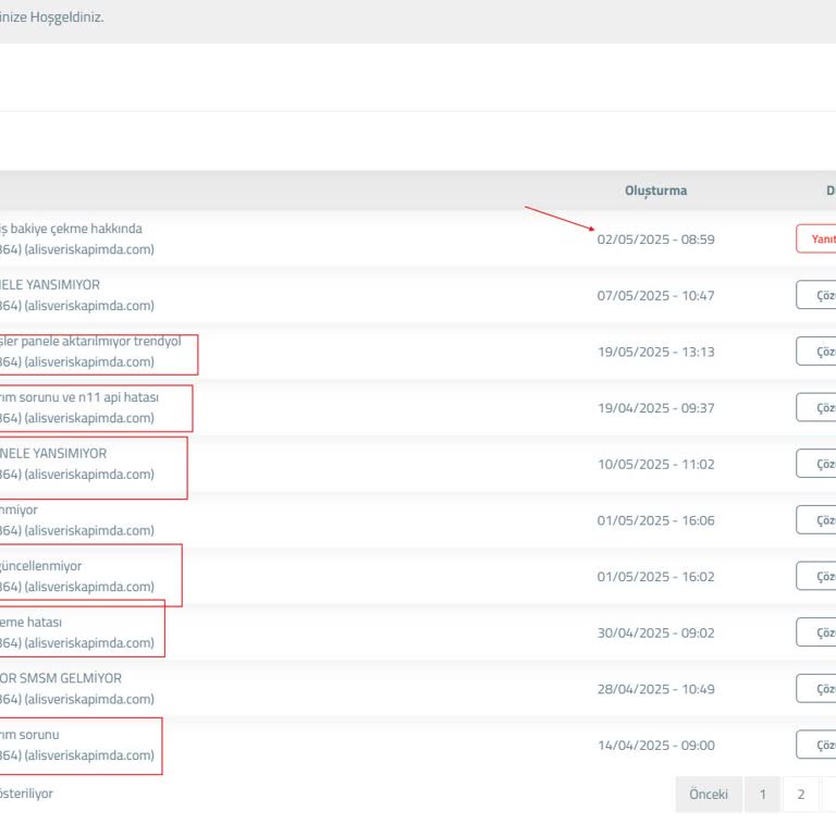 Entegrasyon Sorunları Ve Bakiye İadesi Mağduriyeti