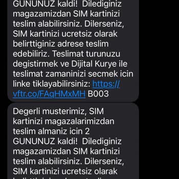 Vodafone E-Sim Teslimatında Yaşanan Sorunlar Ve Mağduriyet