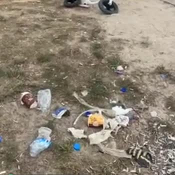 Altındağ Belediyesi Millet Bahçesi Pislik İçinde