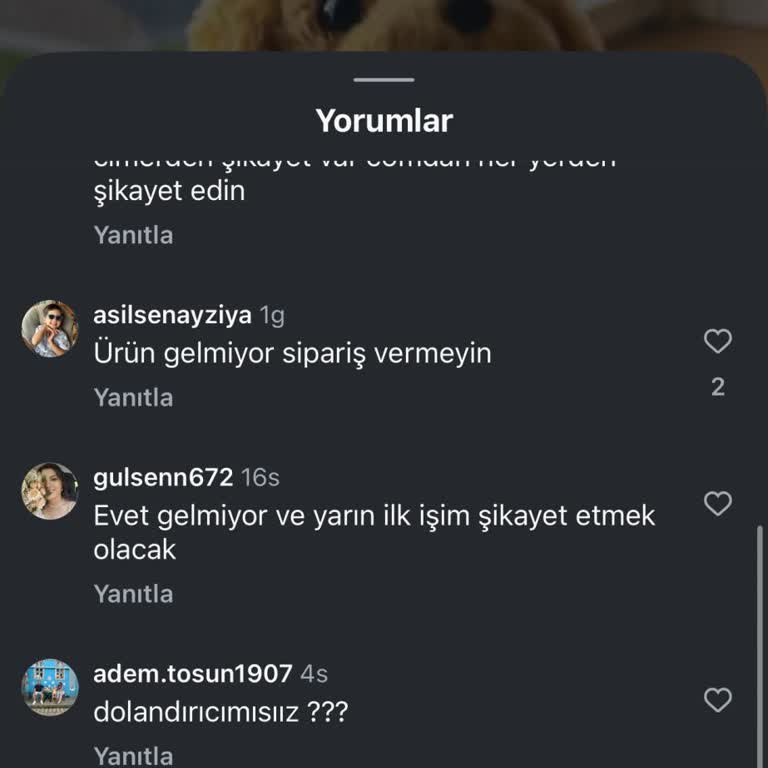 Sipariş Verdim Ürün Gelmedi İade Talebim Cevapsız Kaldı