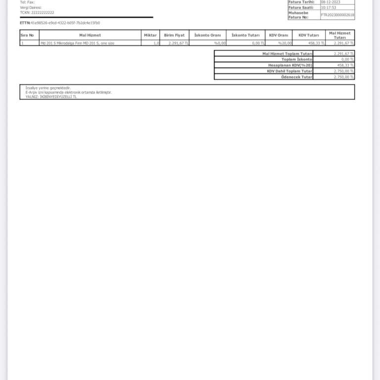 Aldığım Mikrodalga Sürekli Arıza Yapıyor Ve Servis Çözüm Sunamadı