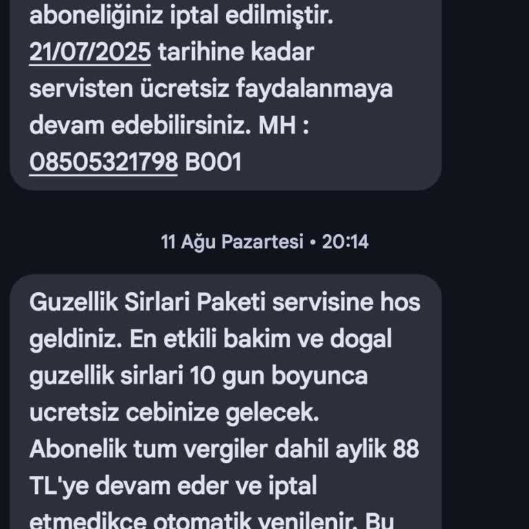 Onayım Dışında Başlatılan Servis Abonelikleri Ve Ek Ücret Şoku
