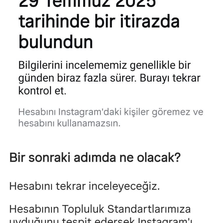 Instagram Haksız Hesap Kapatmasıyla Mağdur Edildim