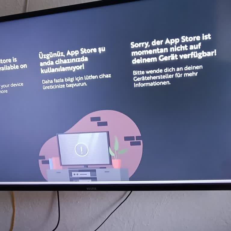 Satın Aldığım Televizyonun Uygulama Mağazası Sürekli Bakımda