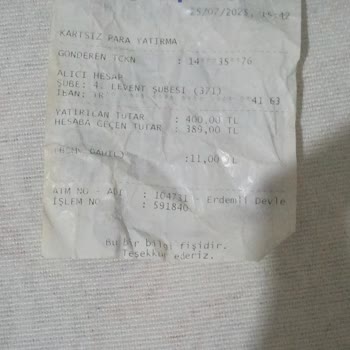 Paratim Hesabıma Yatırılan 400 TL Günlerdir Geçmedi, Mağduriyetim Artıyor