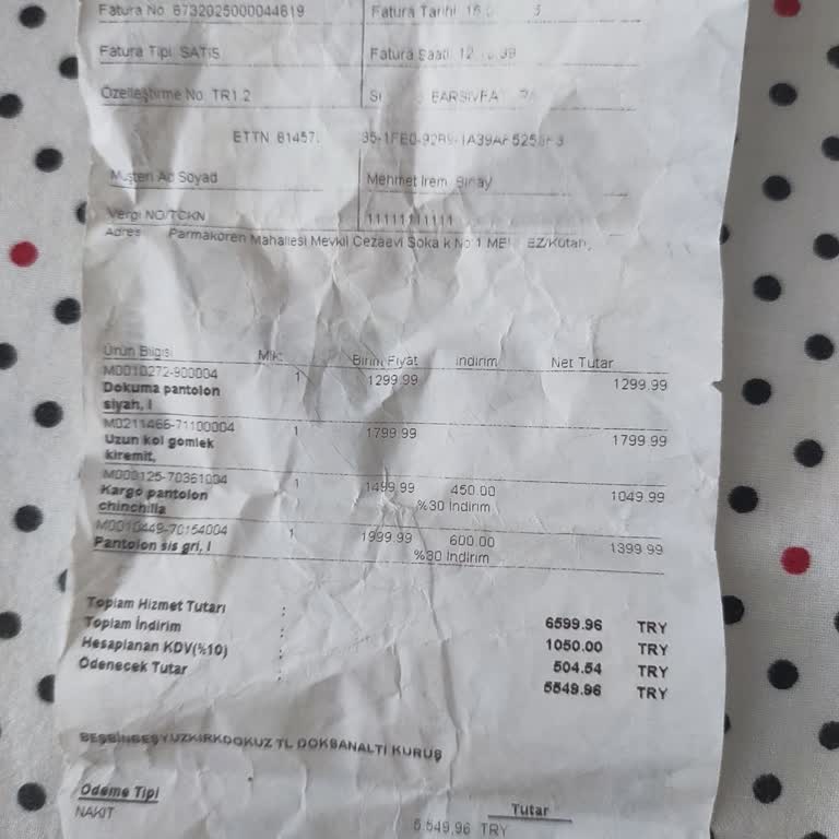 Mavi İade Tutarı Eksik Yatırıldı, Mağduriyetim Giderilmiyor