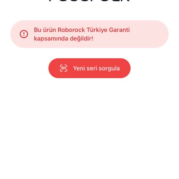 Trendyol'dan Aldığım Roborock Cihazın Garanti Sorunu