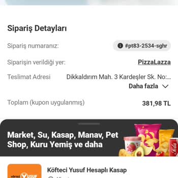 Siparişim Saatlerce Gecikti İptal Edemiyorum