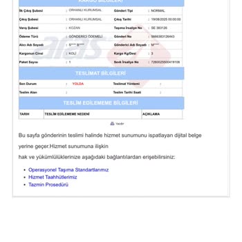 Aras Kargo Adana Saimbeyli Şubesinde Kargom Günlerdir Bekliyor, Teslim Edilmiyor