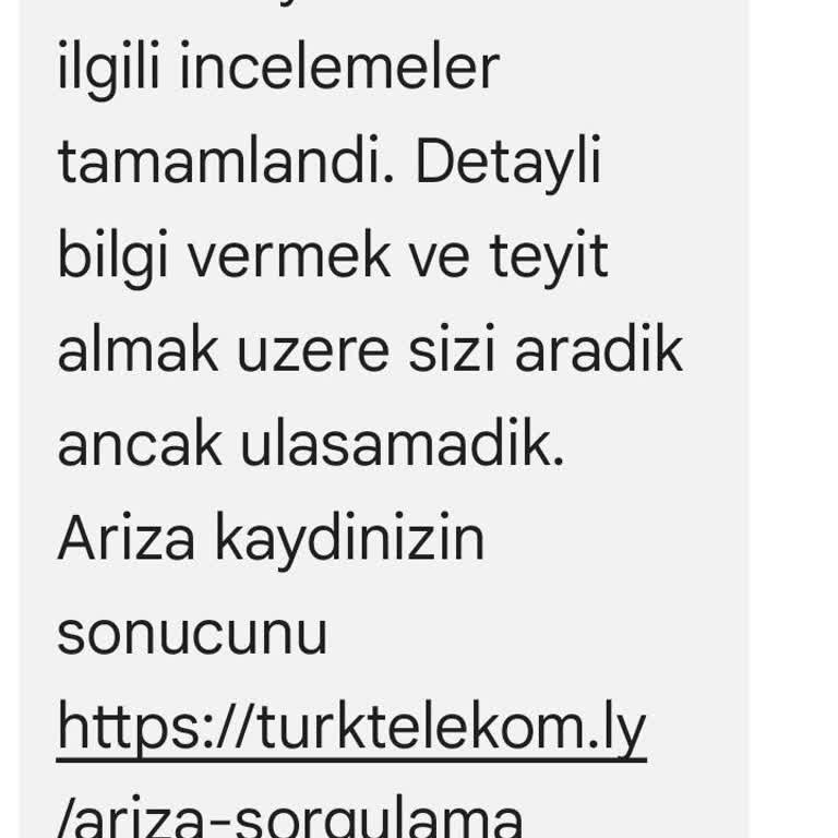 Randevuya Gelinmedi Bilgi Verilmedi Arıza Çözülmüyor