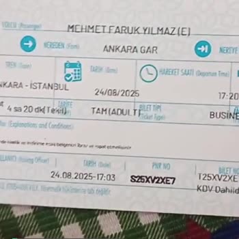 TCDD Engelli Kartı Geçersiz Sayıldığını İlk Defa Duydum Ankara'da!