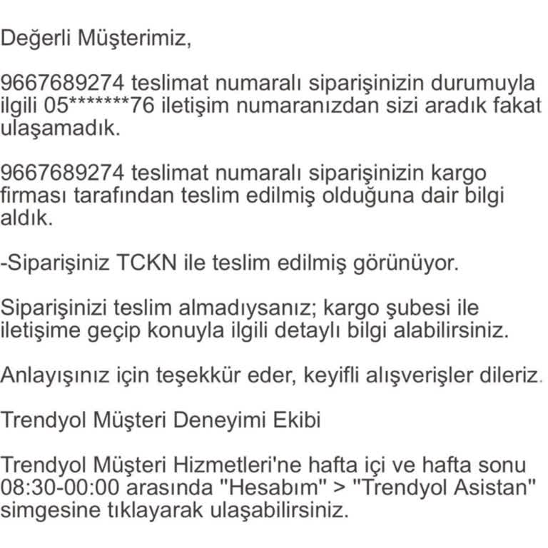 Teslim Edilmeyen Sehpa İçin Mağduriyet Yaşıyorum