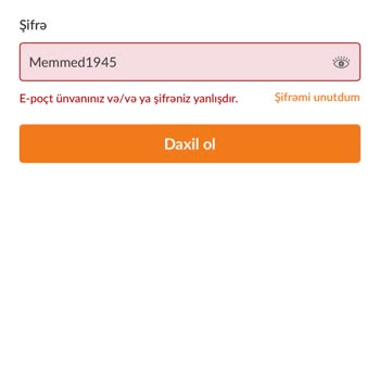 Şifre Sıfırlama Sorunu Nedeniyle Hesaba Erişim Sağlanamıyor
