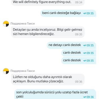 Yandex GO'da Denetimsizlik Ve Haksız Ücretlendirme Mağduriyeti