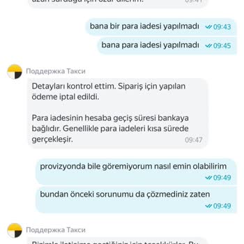 Yandex GO'da Denetimsizlik Ve Haksız Ücretlendirme Mağduriyeti