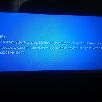 D-Smart HD Alıcıda Sürekli Sinyal Kesintisi Ve Çözüm Sunulmaması
